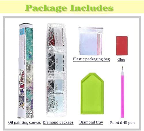 Halloween Diamond Art Kits for Adults,Diamond Painting Kits for Beginner 5D