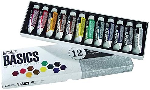 Liquitex BASICS Acrylic Paint Tube 12-Piece Set