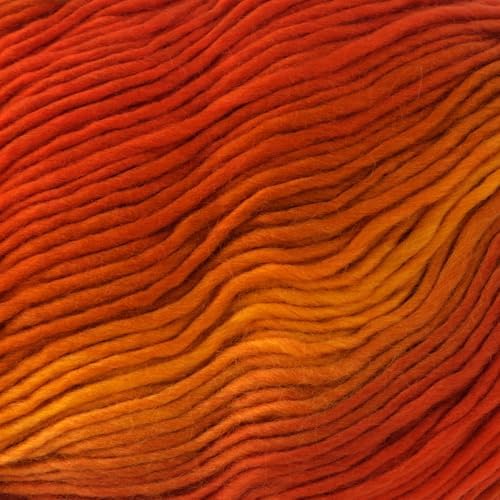 Loops & Threads Facets Yarn - Yarn for Knitting, Crochet, Weaving, and Arts & Crafts - Flame, Acrylic, 3.5 oz