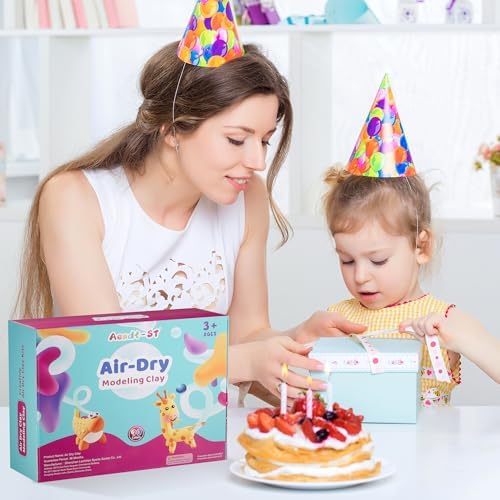 Aestd-ST Air Dry Clay 90 Colors, Modeling Clay for Kids, DIY Magic Clay