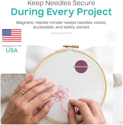 Aspen Lane Magnetic Needle Minder Needlepoint Accessory (Freedom)