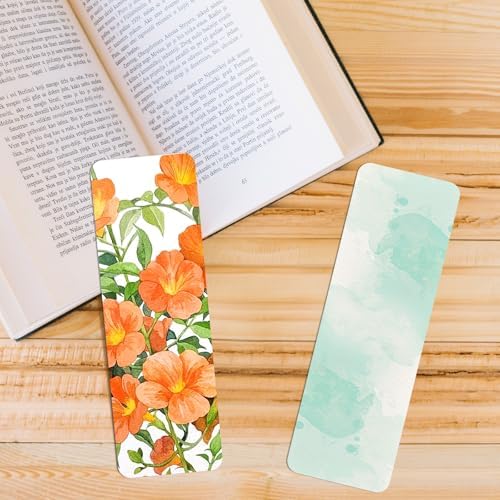 50 PCS Watercolor Blank Bookmarks 1.9 x 5.9 inch Watercolor Cards Bulk Craft Book Marks for DIY Art Projects, School Supply, Gifts Tags