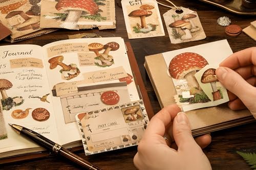 Scrapbook Kit, 350+ PCS Scrapbooking Supplies Set with Vintage Scrapbook Paper, Scrapbook Stickers, Ephemera, Vintage Decorations, Complete Junk Journal and DIY Memory Book Kit
