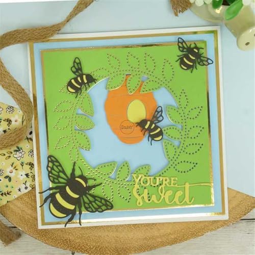 Bees Tree Branches Beehive Metal Cutting Dies for Card Making