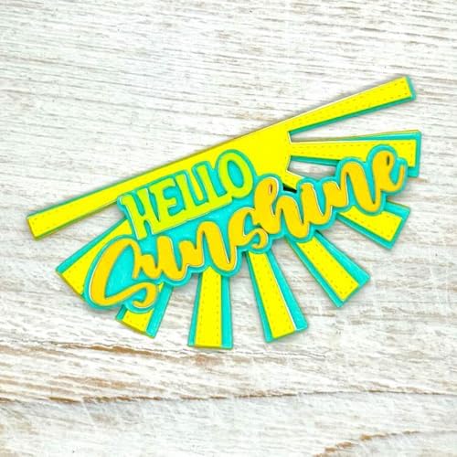 KSCRAFT 2025 June Summer Beach Travel Metal Cutting Dies Stencils for DIY Scrapbooking Decorative Embossing DIY Paper Card (Sunshine Bag Topper)