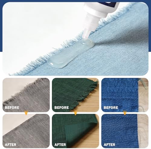 Fray Check for Fabric Clear, Washable Fabric Edge Sealer for Sewing