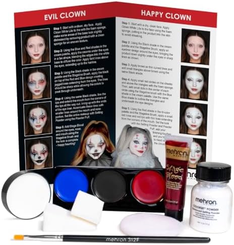 Mehron Makeup Professional Character Kit - CLOWN