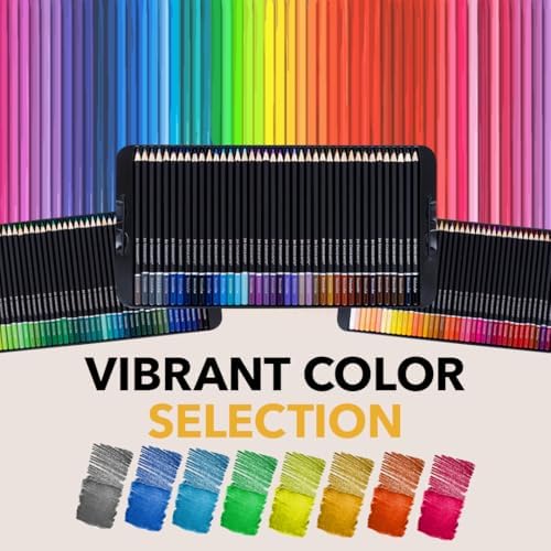 Castle Art Supplies 120 Watercolor Pencils for Adults - Professional Grade