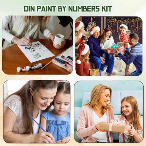 ICYANART Plant Paint by Numbers Kit for Adults, Adult Paint by Number Kits | Paint by Number for Adults for Beginners, Acrylic Plant Painting by Numbers Easy Number Painting for Gifts and Decor 16x20 In