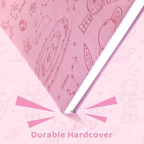 FLYING EAGLE Sketch Book, Square Hardcover Sketchbook for Kids, 10x10, Pink