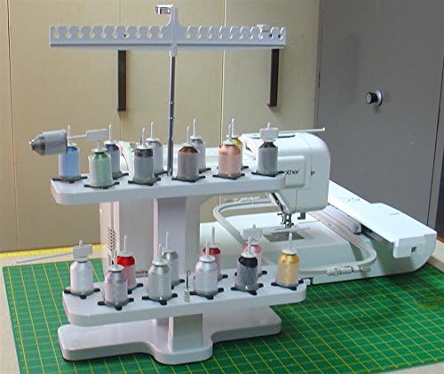 20 Spool Thread Stand for All Home Embroidery Machines Brother Babylock Janome Bernina Pfaff etc..