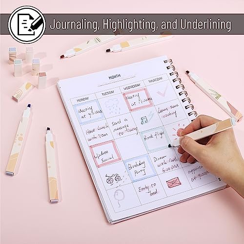 Mr. Pen- Aesthetic Highlighters No Bleed, 6 Pack, Assorted Colors