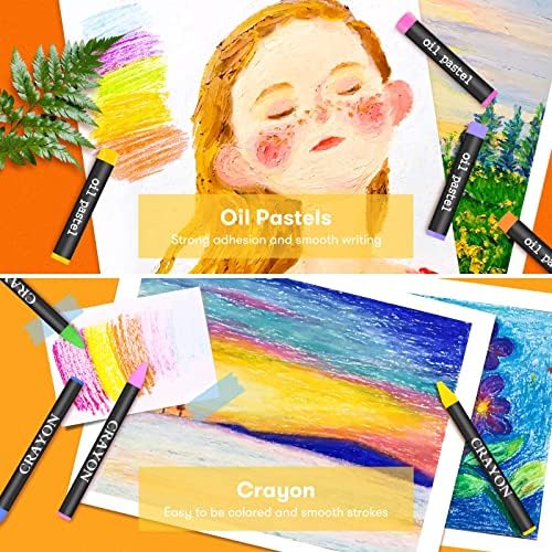 iBayam Art Supplies,150-Pack Deluxe Art Set Crafts Drawing Painting Kit