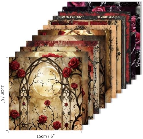 6x6" Scrapbooking Paper Pad Single Sided Decorative Colored Papers