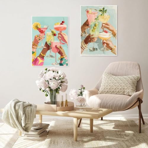 2 Pack Diamond Art Kits for Adults, Round Diamond Painting 12x16 Inch