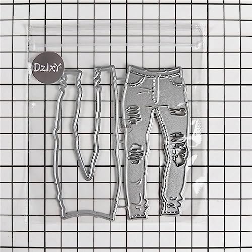 Shadow Jeans Metal Cutting Dies for Card Making