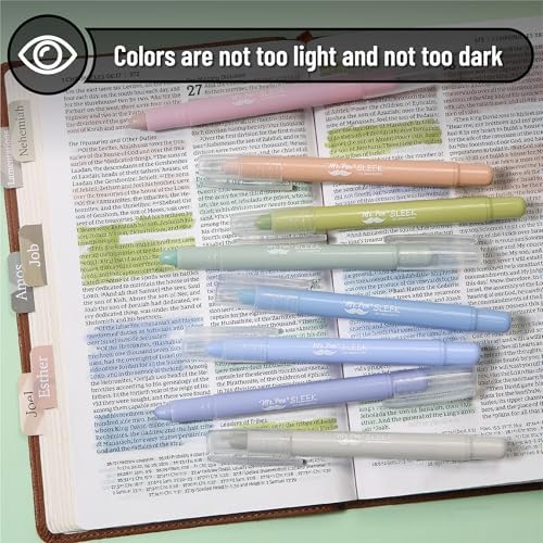 Mr. Pen- No Bleed Gel Highlighters, Assorted Colors, 8 Pack