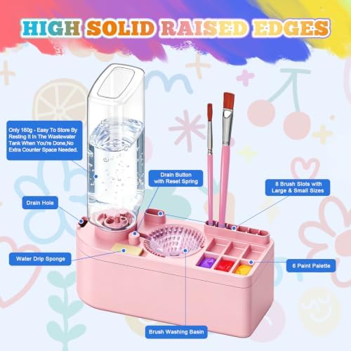 Paint Brush Cleaner Tool Water Color Brush Rinser Flush My Brush