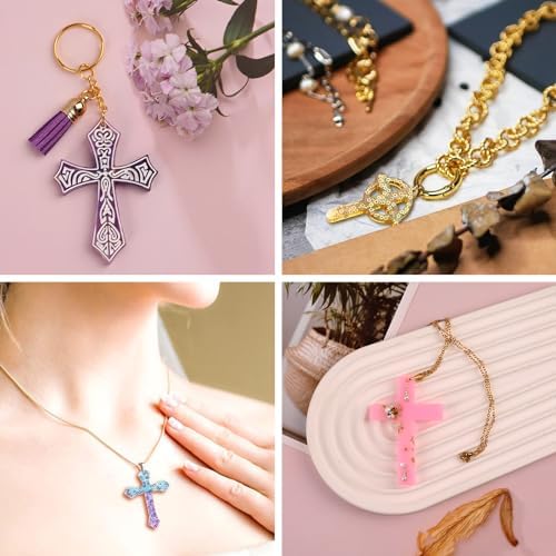 Cross Resin Molds,12 Cavity Epoxy Resin Cross Molds