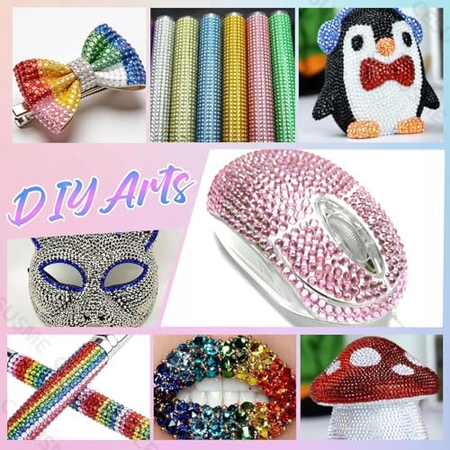 28000Pcs Color Rhinestones Bedazzling Kit, Light Pink Resin Gems for Crafts