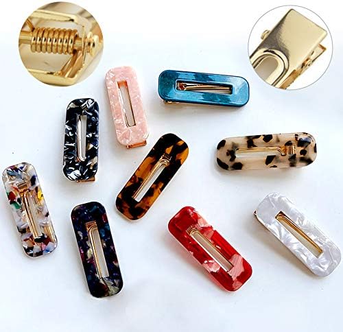 60PCS Hair Clips for Silicone Resin Molds, DIY Hair Bow Clips Pearl Hairpin Hair Accessories for Girls and Women (Golden)