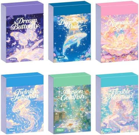 Washi Stickers Set Vintage Aesthetic Sticker Book for Journaling, DIY Decorative Paper Sticker Decals for Bullet Journal Art Scrapbooking Diary Card Craft Gift Album (Ocean Style)