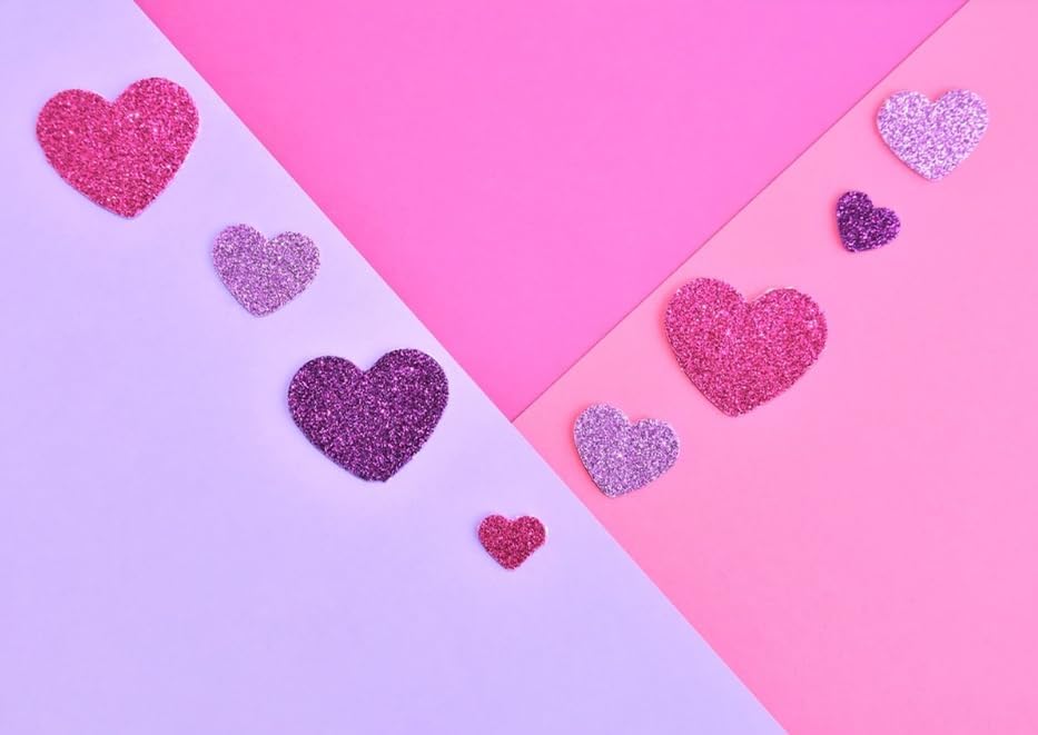 10 Sheets Glitter Cardstock Paper for St Patricks Day Decor, Easter Table Decorations, Self-adhesive Backs 30 X 20cm A4 Paper for Card DIY Scrapbook (Light Purple)