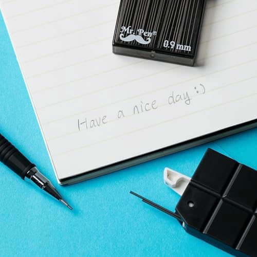 Mr. Pen- 0.9 mm Lead Refills for Mechanical Pencils, 280 pcs (70 per Tube)