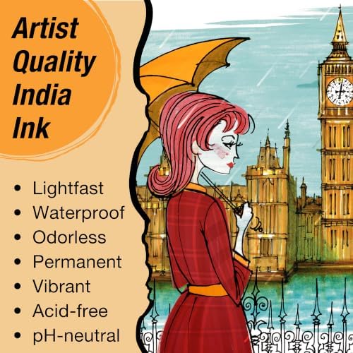 Faber-Castell Pitt Artist Pens, London Tin for Architectural Sketching