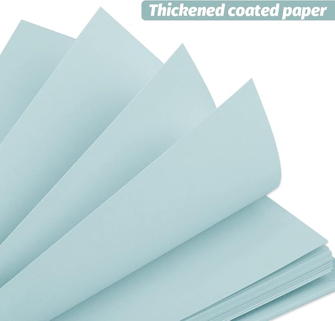 Gotideal 80 Pages Scrapbook Album with 10 Metallic Markers, Blue | Craft Paper Photo Album for Wedding and Anniversary, Family DIY Scrapbook Accessories with Scrapbooking Stickers Corners