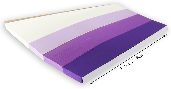 Star Folding Strip Colored Paper Star Handicrafts Folding (Purple Gradient (1350 sheets)