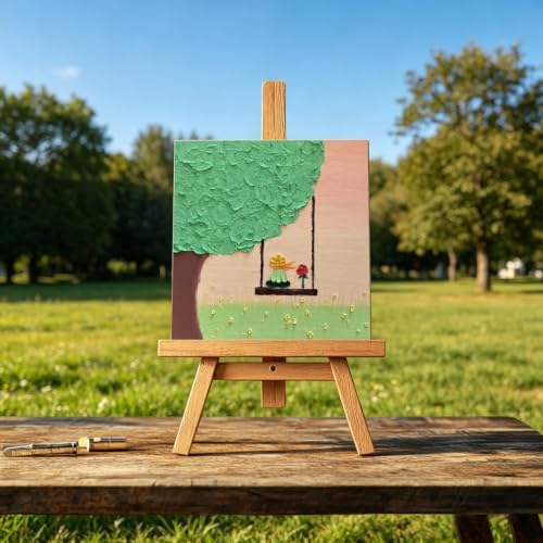 5 Pack Wood Canvas Boards for Painting, Unfinished Birch Cradle Boards