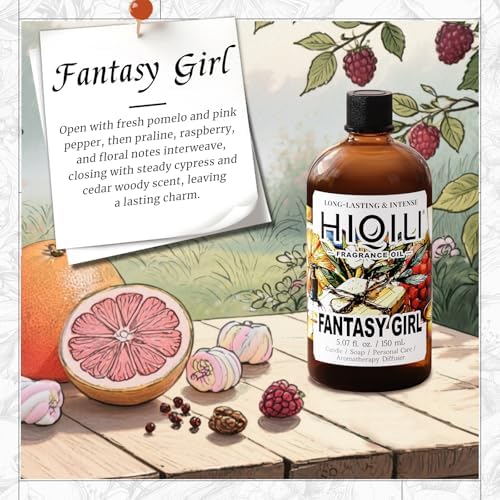 HIQILI Fantasy Girl Fragrance Oil for Diffuser, DIY & Gourmand