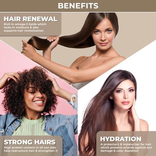 Plant Based Moringa Oil Organic and Cold Pressed Carrier Oil for Hair, Face & Skin – Anti-Aging, Hydrating & Nourishing Moringa Drops for Blends