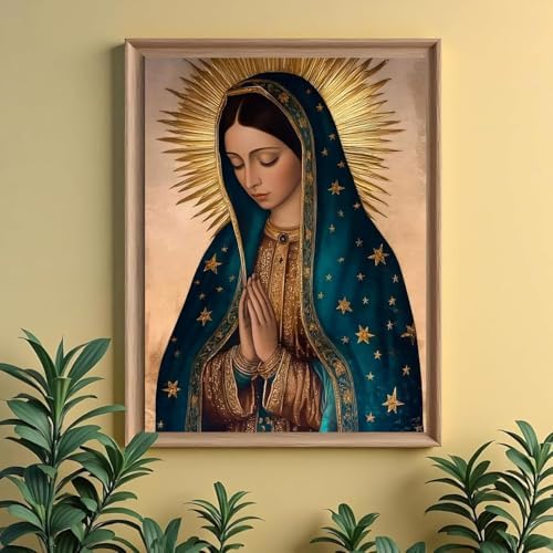 WNPOKN Virgin Mary Diamond Art Kits for Adults 12 x 16 inch