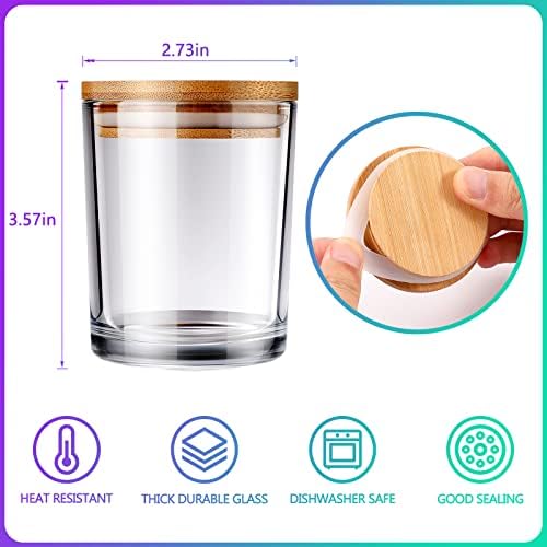 SAEUYVB Candle Making Kit with Melting Pot, 2lbs Natural Soy Wax, 20 PCS Candle Jars with Lids, Complete DIY Candle Making Supplies for Adults & Beginners