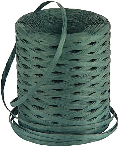 Cuttte 218 Yards Raffia Yarn for Crochet Craft Ribbon for Gift Wrapping