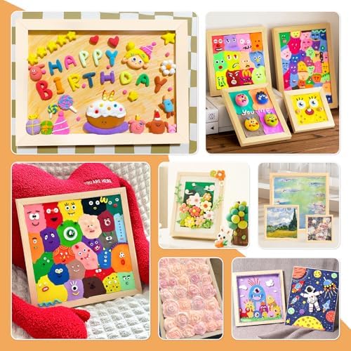 Wood Panels for DIY Painting - Christmas Crafts & Home Décor | 12x12 Inch Canvas Wood Boards, Unfinished Wooden Canvas for Adults (3-Pack)