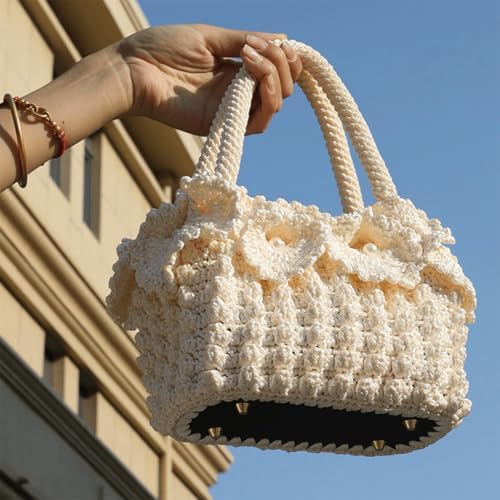 5 PCS Bag Bases for Crochet PU Leather Bag Bottom Oval Bag Bottom Shaper Pad Purse Bottom Knitting Crochet Base Cushion Base with Holes Handbag Making Supplies for DIY Crochet Bag Shoulder Bag Craft
