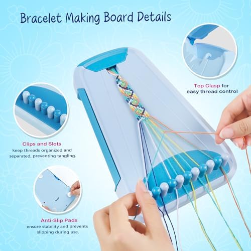 CEUCAL Bracelet Making Kit for Girls 8-12 - Friendship Bracelet Kit