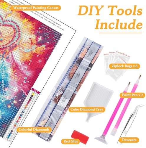 Diamond Art Kits for Adults & Beginners, Dreamcatcher Diamond Painting Kit