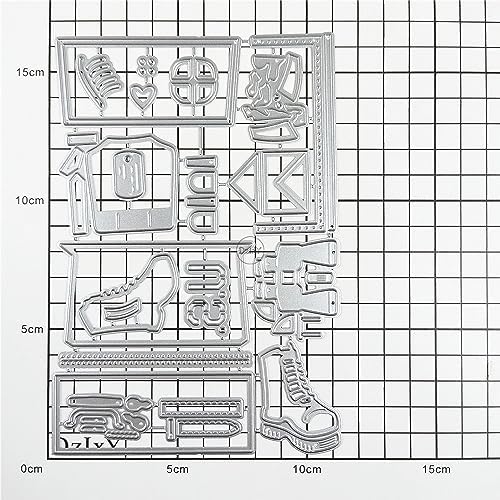 Shoes Telescope Metal Cutting Dies for Card Making