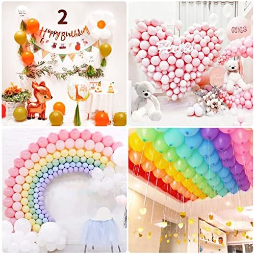 HANWER Balloon Glue Point Dots, 800 PCS Removable Clear Dots Double Sided, Adhesive Dots Tape for Wedding Decoration