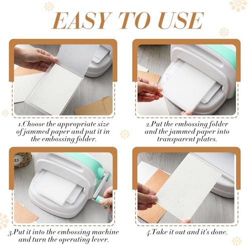 1 Pcs Geiseralie Embossing Folders for Card Making,Wood Grain Style