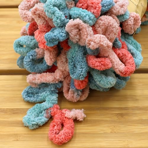 JubileeYarn Fun Finger Loops Yarn - 100g/Skein Jumbo Polyester - Hypnos - 3 Skeins