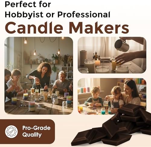 Brown Candle Dye Chips, Soy & Paraffin Candle Making, 50 Pack