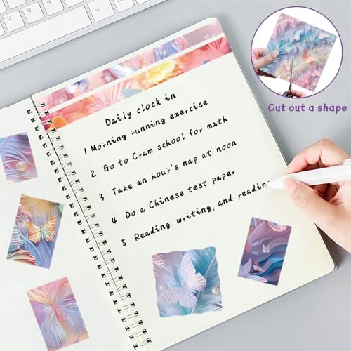 6x6" Cardstock Single Sided Scrapbooking,Craft Decorative Scrap Book Paper | 160gsm,24-Sheet 12Patterns Colored Paper,Junk Journal Supplies,Vivid Origami Papers DIY Craft Gift Wrapping Album.Pearl-hudie