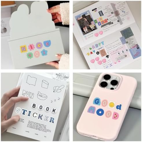 2600Pcs Magazine Letter Stickers Book for Scrapbook Album, Vintage Ransom Alphabet Stickers for Journaling, Scrapbook Supplies and Book Decor with 40 Sheets Pre-Cut Viny