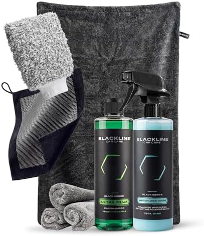 Blackline Clay Towel Kit Full Experience - Shampoo, Mitt, Towels & More