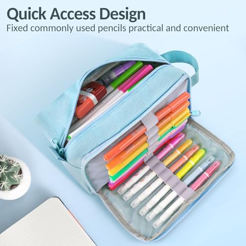 Sooez Original High Capacity Pencil Case, Big Pencil Bag Pouch Organizer
